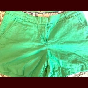 J.Crew Chino Shorts, bright green